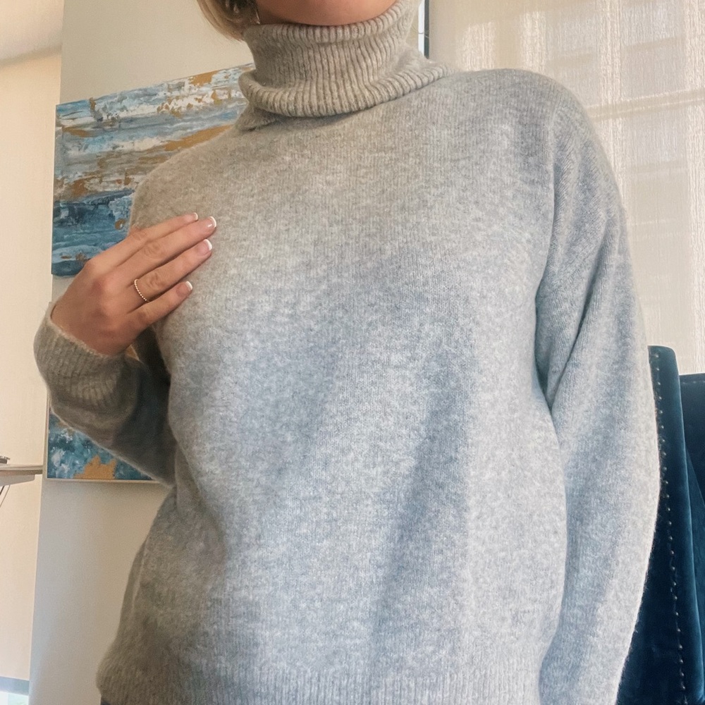Grey Turtleneck
